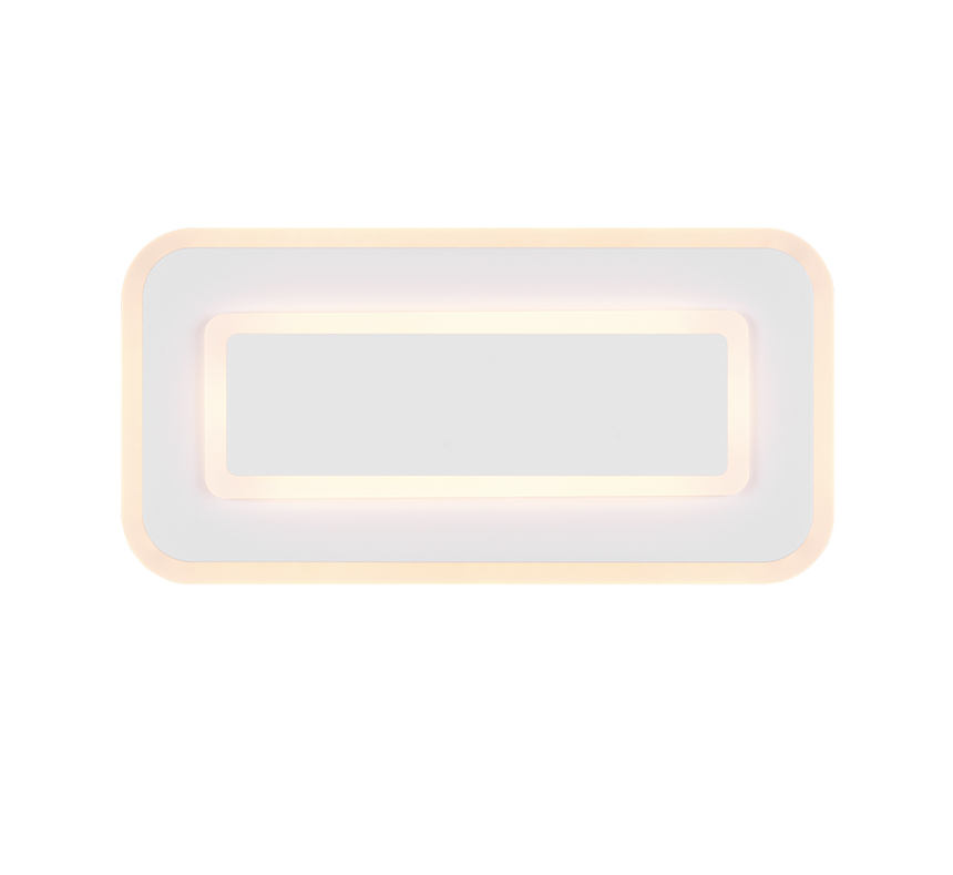 Plafón de techo Trio Riva LED blanco mate CCT 40cm 636714131