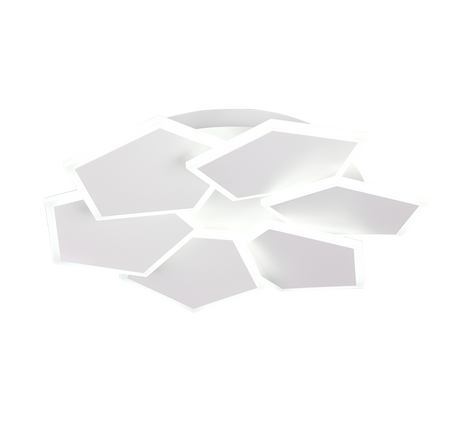 Plafón de techo Trio Zaya LED blanco mate CCT Ø50,5cm 636810631