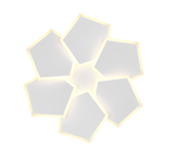 Plafón de techo Trio Zaya LED blanco mate CCT Ø50,5cm 636810631