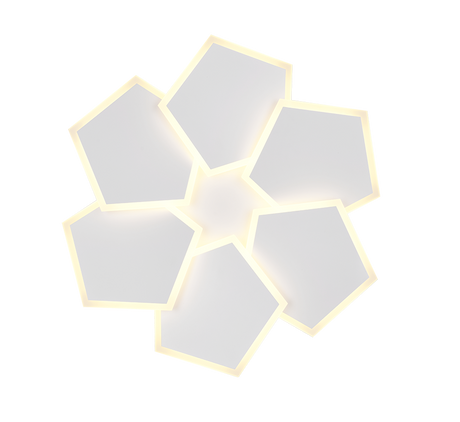 Plafón de techo Trio Zaya LED blanco mate CCT Ø50,5cm 636810631
