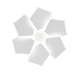 Plafón de techo Trio Zaya LED blanco mate CCT Ø50,5cm 636810631