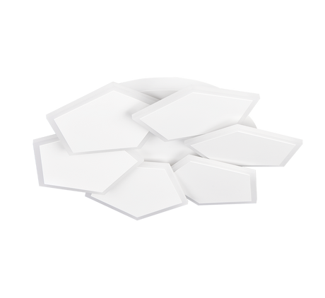 Plafón de techo Trio Zaya LED blanco mate CCT Ø50,5cm 636810631