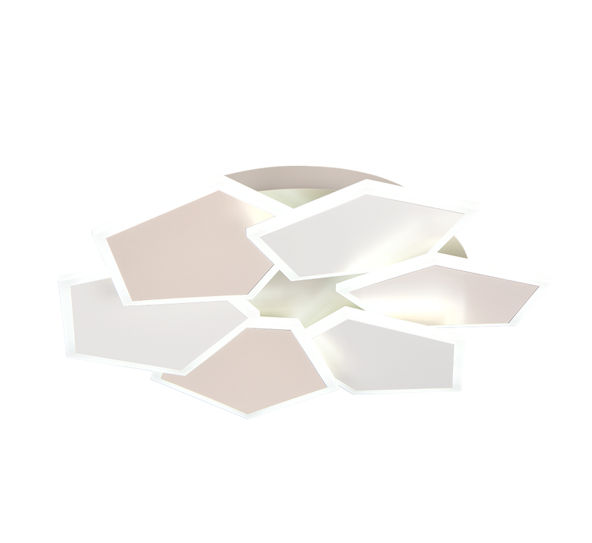 Plafón de techo Trio Zaya LED marrón café CCT Ø50,5cm 636810665
