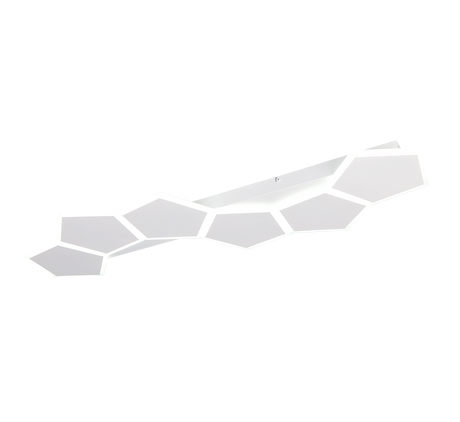 Plafón de techo Trio Zaya grande LED blanco mate CCT 99cm 636819631