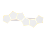 Plafón de techo Trio Zaya grande LED blanco mate CCT 99cm 636819631