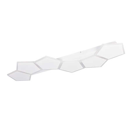 Plafón de techo Trio Zaya grande LED blanco mate CCT 99cm 636819631