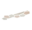 Plafón de techo Trio Zaya grande LED marrón café CCT 99cm 636819665