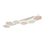 Plafón de techo Trio Zaya grande LED marrón café CCT 99cm 636819665