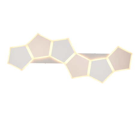 Plafón de techo Trio Zaya grande LED marrón café CCT 99cm 636819665