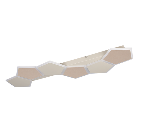 Plafón de techo Trio Zaya grande LED marrón café CCT 99cm 636819665