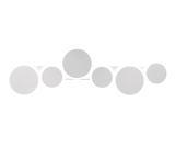 Plafón de techo Trio Ovela grande LED blanco mate CCT 100cm 636910631