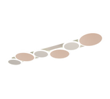 Plafón de techo Trio Ovela grande LED marrón café CCT 100cm 636910665