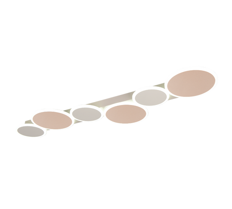 Plafón de techo Trio Ovela grande LED marrón café CCT 100cm 636910665