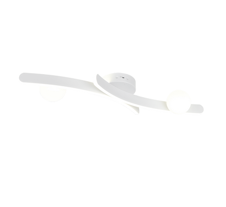 Plafón de techo Trio Napoli LED blanco mate 70cm 637910231