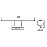 Mantra Paracuru Aplique LED  dorado, cobrizo 6385