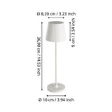 EGLO SOBREMESA CABOZO BLANC TOUCH CCT 5W EGLO75793