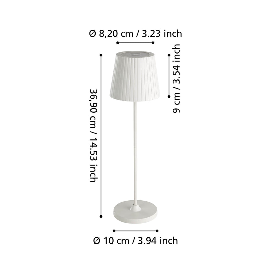 EGLO SOBREMESA CABOZO BLANC TOUCH CCT 5W EGLO75793