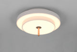 Plafón de techo Trio Keaton LED gris cálido Ø40cm 640210176