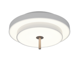 Plafón de techo Trio Keaton LED gris cálido Ø40cm 640210176