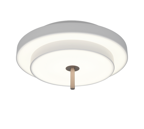 Plafón de techo Trio Keaton LED gris cálido Ø40cm 640210176