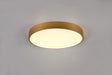 Plafón de techo Trio Doha LED latón mate Ø45cm 641310208