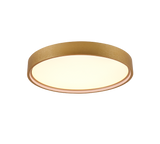 Plafón de techo Trio Doha LED latón mate Ø45cm 641310208