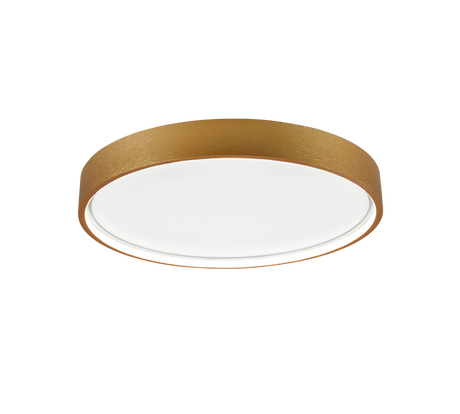 Plafón de techo Trio Doha LED latón mate Ø45cm 641310208