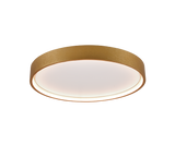 Plafón de techo Trio Doha LED latón mate Ø45cm 641310208