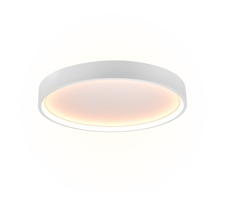 Plafón de techo Trio Doha LED blanco mate Ø45cm 641310231