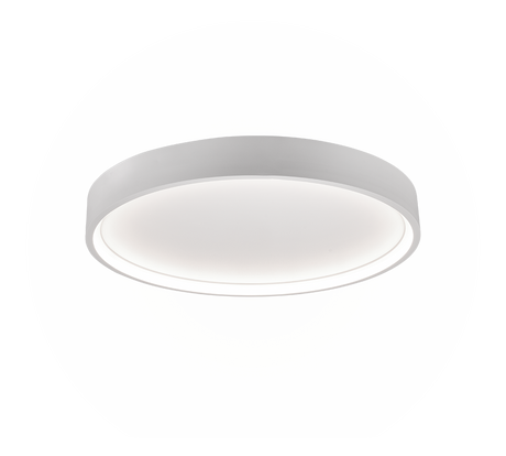 Plafón de techo Trio Doha LED blanco mate Ø45cm 641310231