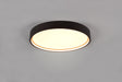 Plafón de techo Trio Doha LED negro mate Ø45cm 641310232