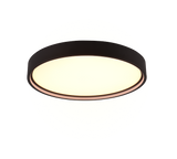 Plafón de techo Trio Doha LED negro mate Ø45cm 641310232