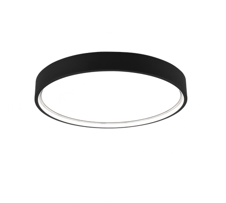 Plafón de techo Trio Doha LED negro mate Ø45cm 641310232