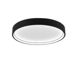Plafón de techo Trio Doha LED negro mate Ø45cm 641310232