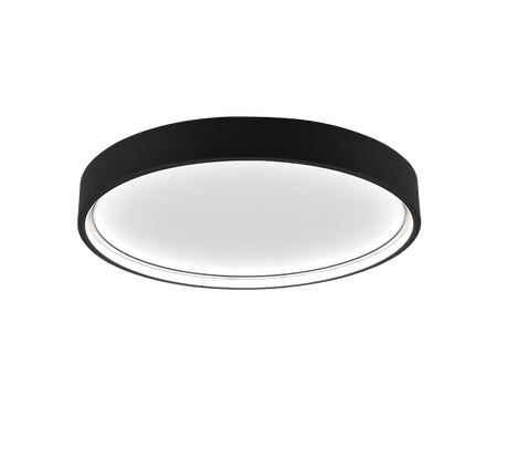 Plafón de techo Trio Doha LED negro mate Ø45cm 641310232