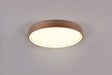 Plafón de techo Trio Doha LED marrón café Ø45cm 641310265