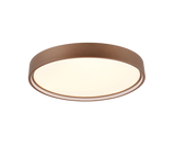 Plafón de techo Trio Doha LED marrón café Ø45cm 641310265