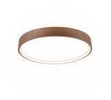 Plafón de techo Trio Doha LED marrón café Ø45cm 641310265