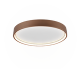 Plafón de techo Trio Doha LED marrón café Ø45cm 641310265