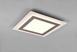 Plafón de techo Trio Morgan LED níquel mate CCT 45cm 641510207