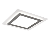 Plafón de techo Trio Morgan LED níquel mate CCT 45cm 641510207