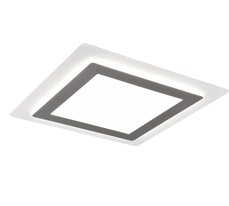 Plafón de techo Trio Morgan LED níquel mate CCT 45cm 641510207
