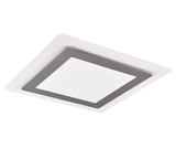 Plafón de techo Trio Morgan LED níquel mate CCT 45cm 641510207