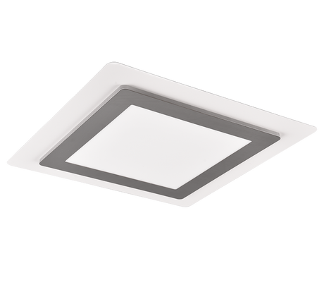 Plafón de techo Trio Morgan LED níquel mate CCT 45cm 641510207