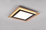 Plafón de techo Trio Morgan LED negro y dorado CCT 45cm 641510280