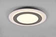 Plafón de techo Trio Morgan LED níquel mate CCT Ø45cm 641519207