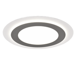 Plafón de techo Trio Morgan LED níquel mate CCT Ø45cm 641519207