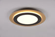 Plafón de techo Trio Morgan LED negro y dorado CCT Ø45cm 641519280