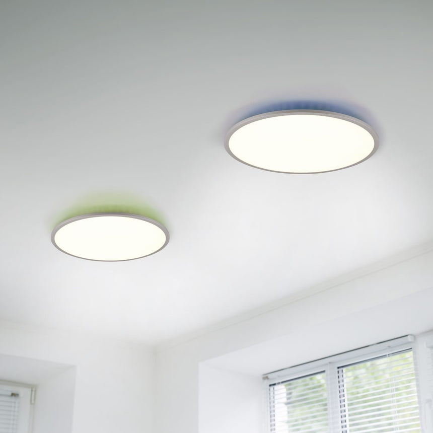Plafón de techo Trio Yuma LED titan CCT Ø40cm 641710287