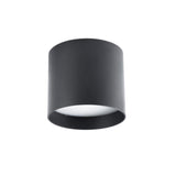 Faro NATSU Lámpara plafón redondo negro 64205
